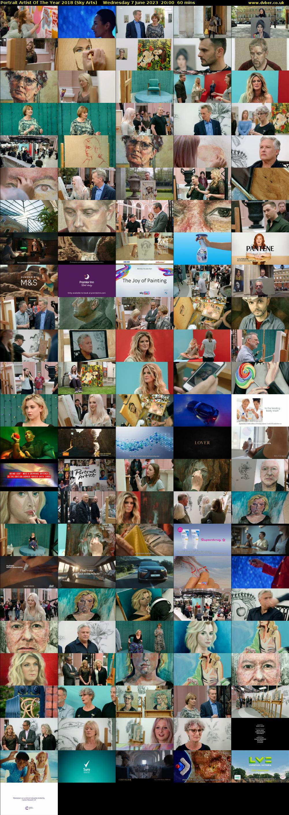 Portrait Artist Of The Year 2018 (Sky Arts) Wednesday 7 June 2023 20:00 - 21:00