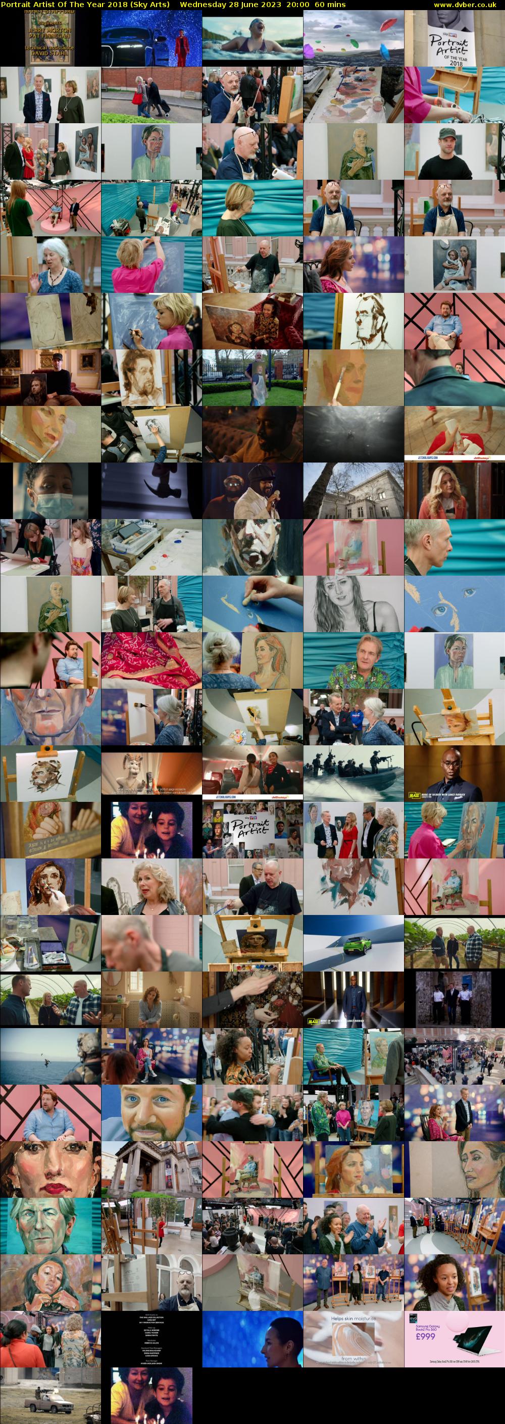 Portrait Artist Of The Year 2018 (Sky Arts) Wednesday 28 June 2023 20:00 - 21:00