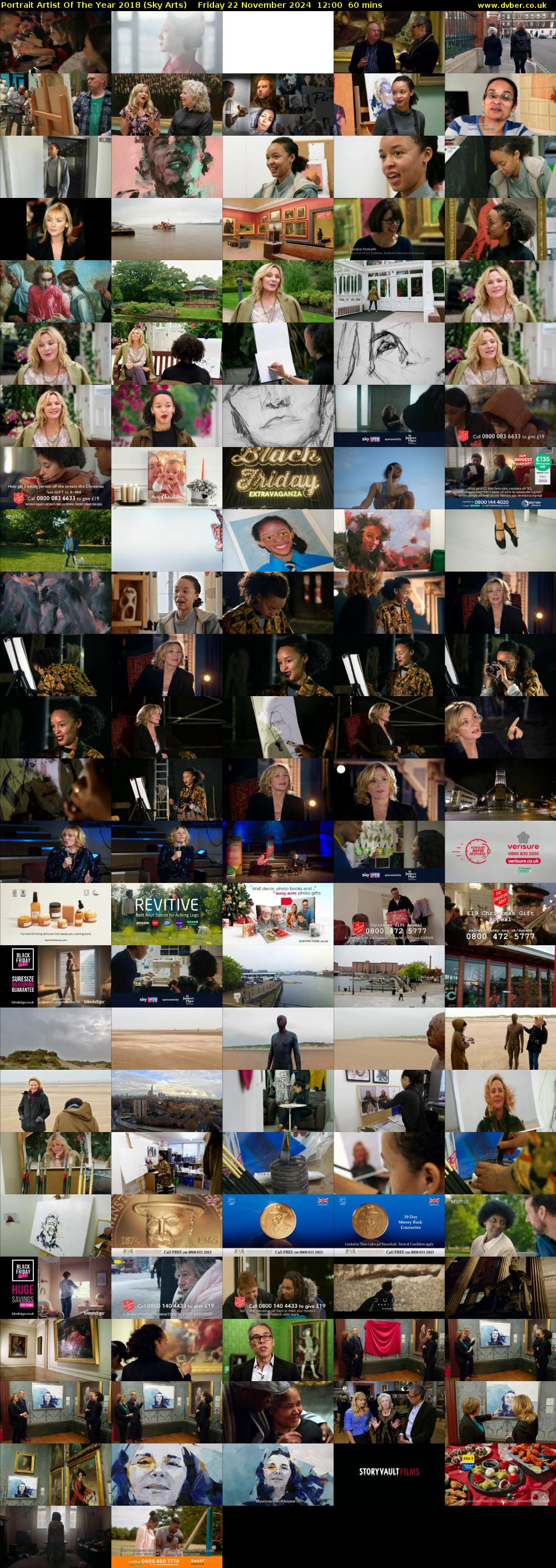 Portrait Artist Of The Year 2018 (Sky Arts) Friday 22 November 2024 12:00 - 13:00