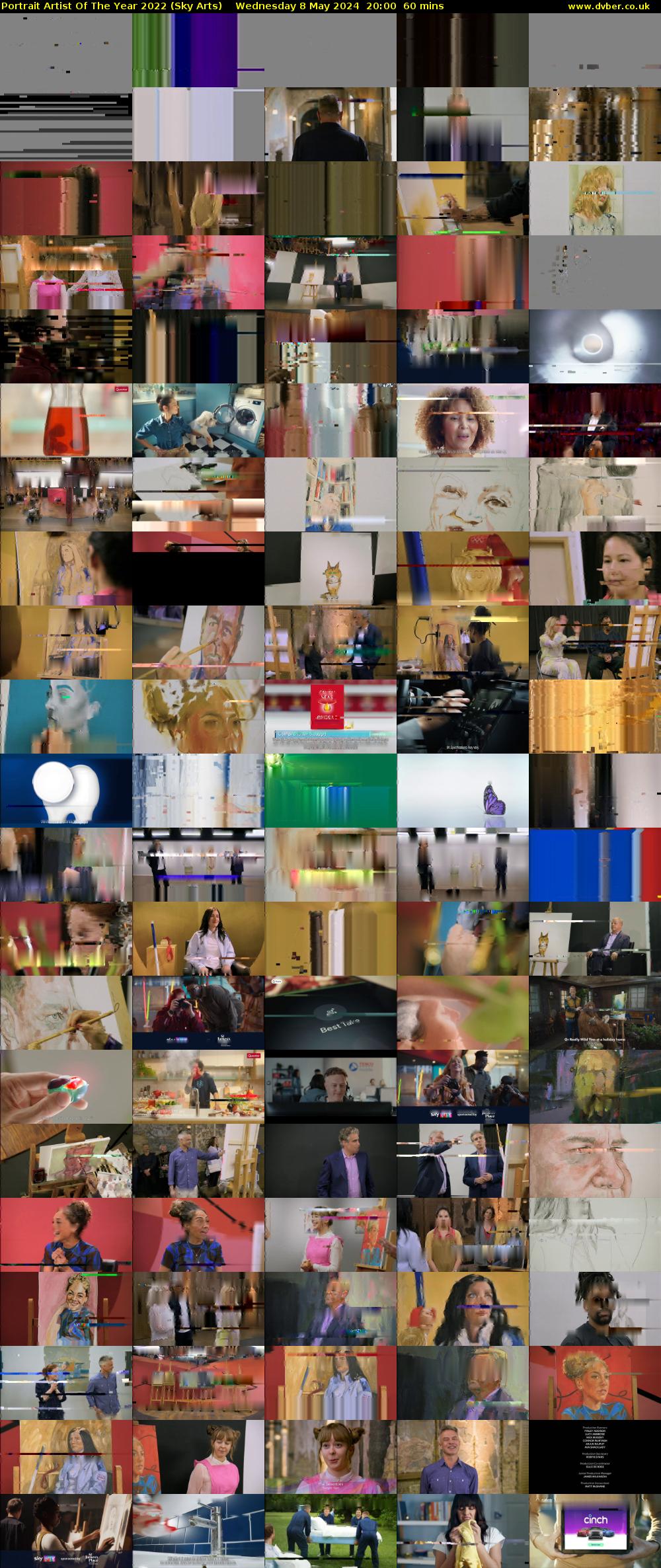 Portrait Artist Of The Year 2022 (Sky Arts) Wednesday 8 May 2024 20:00 - 21:00