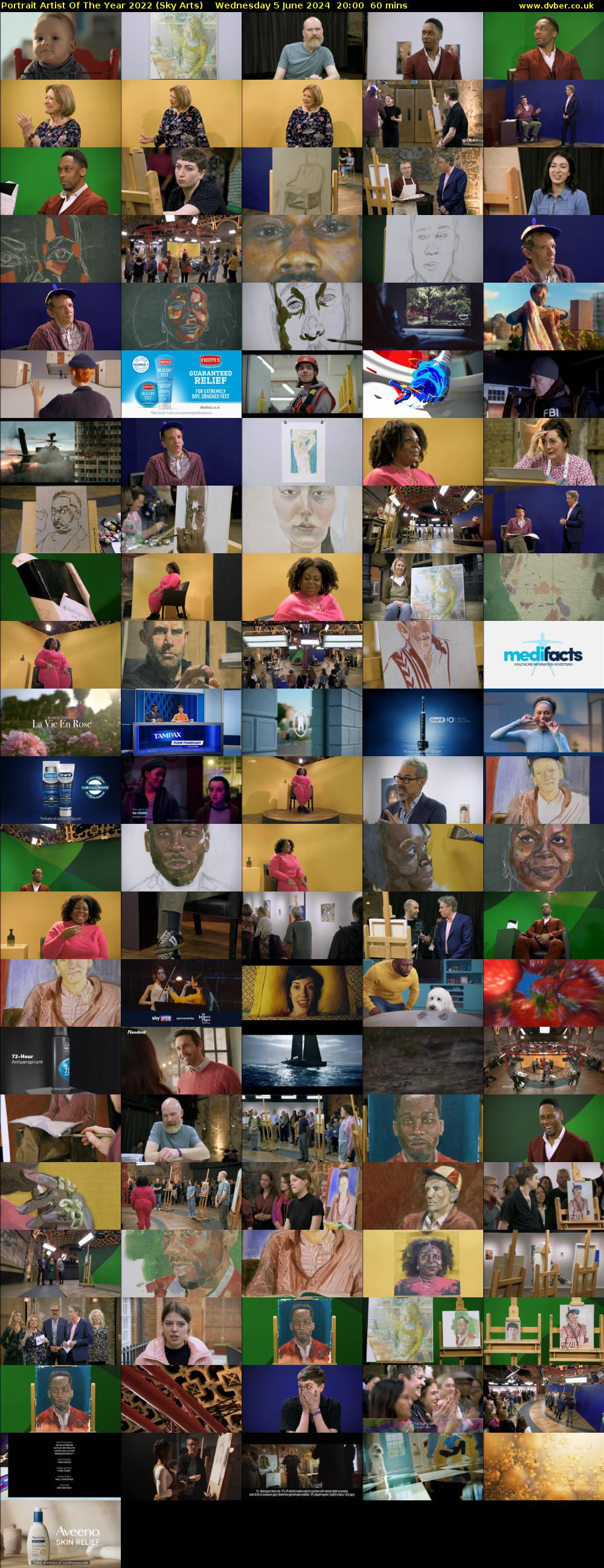 Portrait Artist Of The Year 2022 (Sky Arts) Wednesday 5 June 2024 20:00 - 21:00