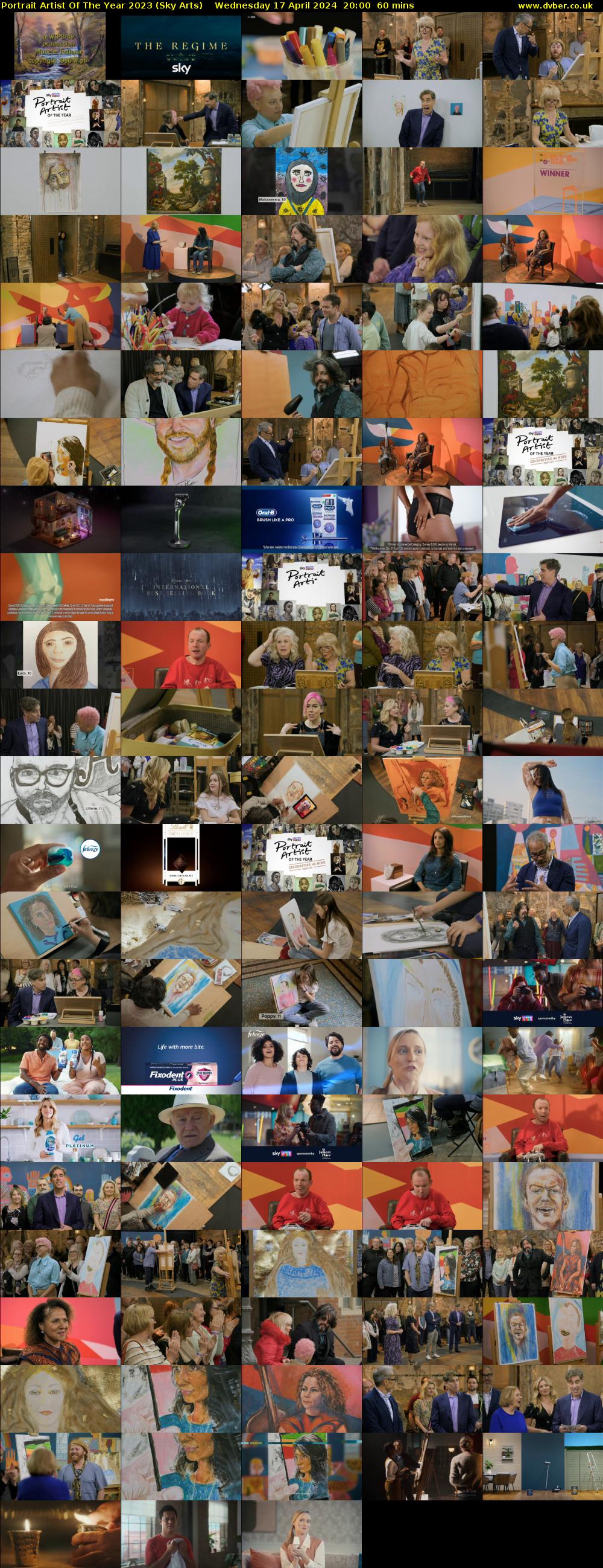 Portrait Artist Of The Year 2023 (Sky Arts) Wednesday 17 April 2024 20:00 - 21:00