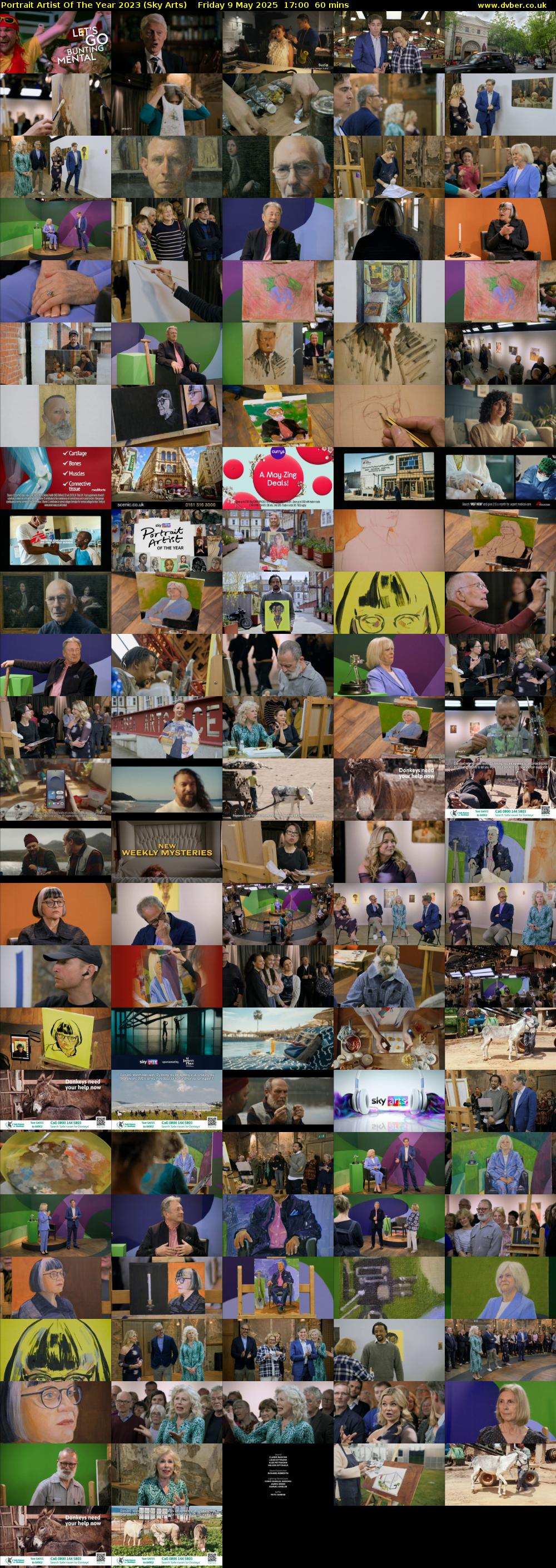 Portrait Artist Of The Year 2023 (Sky Arts) Friday 9 May 2025 17:00 - 18:00