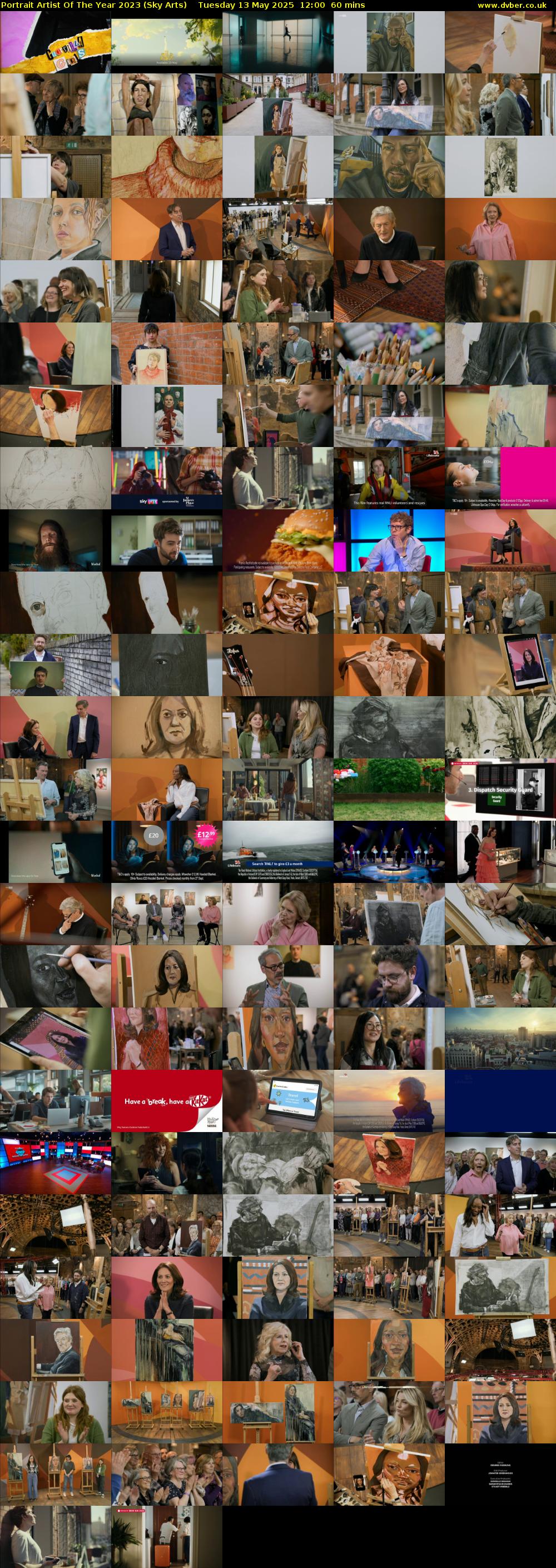 Portrait Artist Of The Year 2023 (Sky Arts) Tuesday 13 May 2025 12:00 - 13:00
