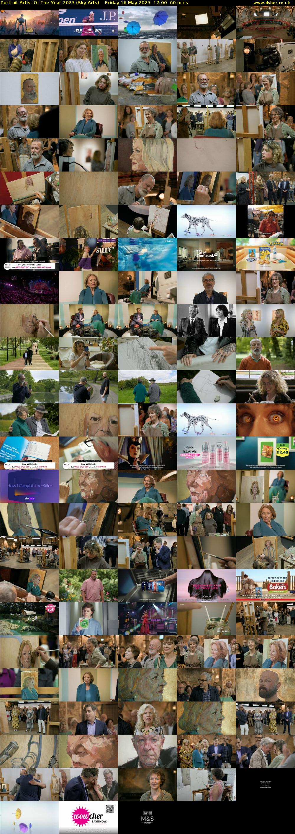 Portrait Artist Of The Year 2023 (Sky Arts) Friday 16 May 2025 17:00 - 18:00