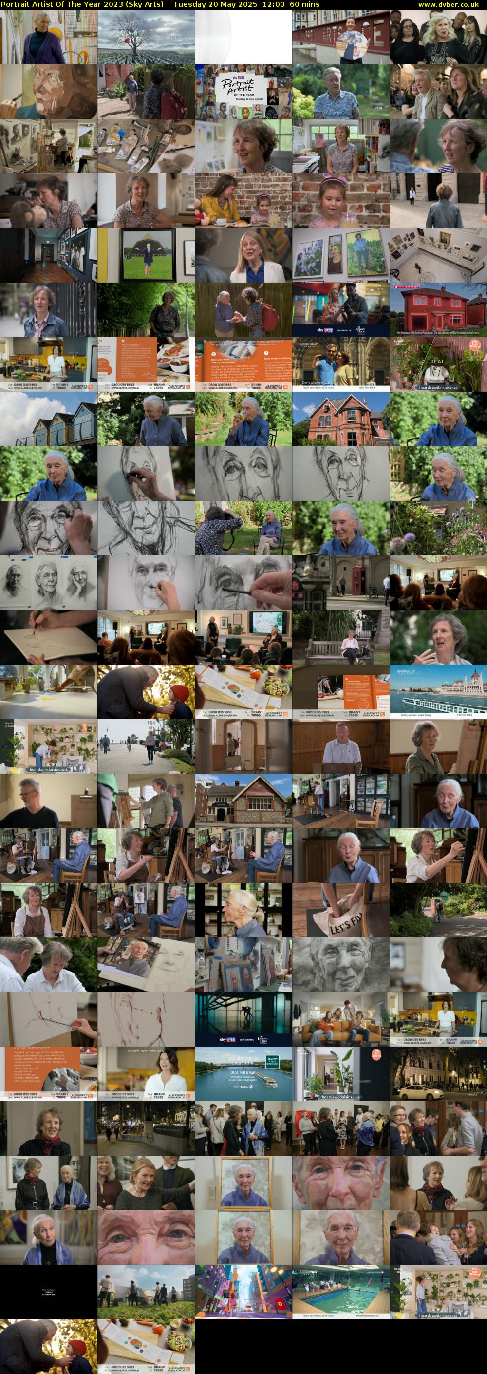 Portrait Artist Of The Year 2023 (Sky Arts) Tuesday 20 May 2025 12:00 - 13:00