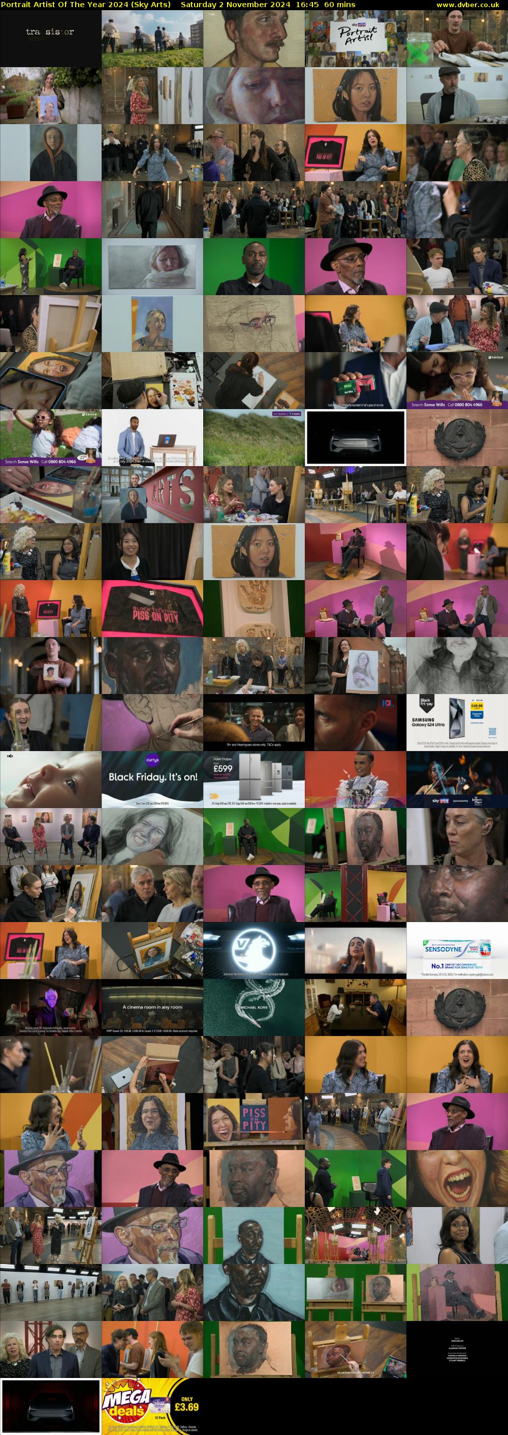 Portrait Artist Of The Year 2024 (Sky Arts) Saturday 2 November 2024 16:45 - 17:45