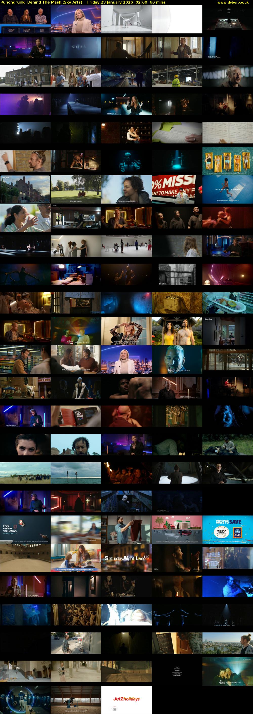 Punchdrunk: Behind The Mask (Sky Arts) Friday 23 January 2026 02:00 - 03:00