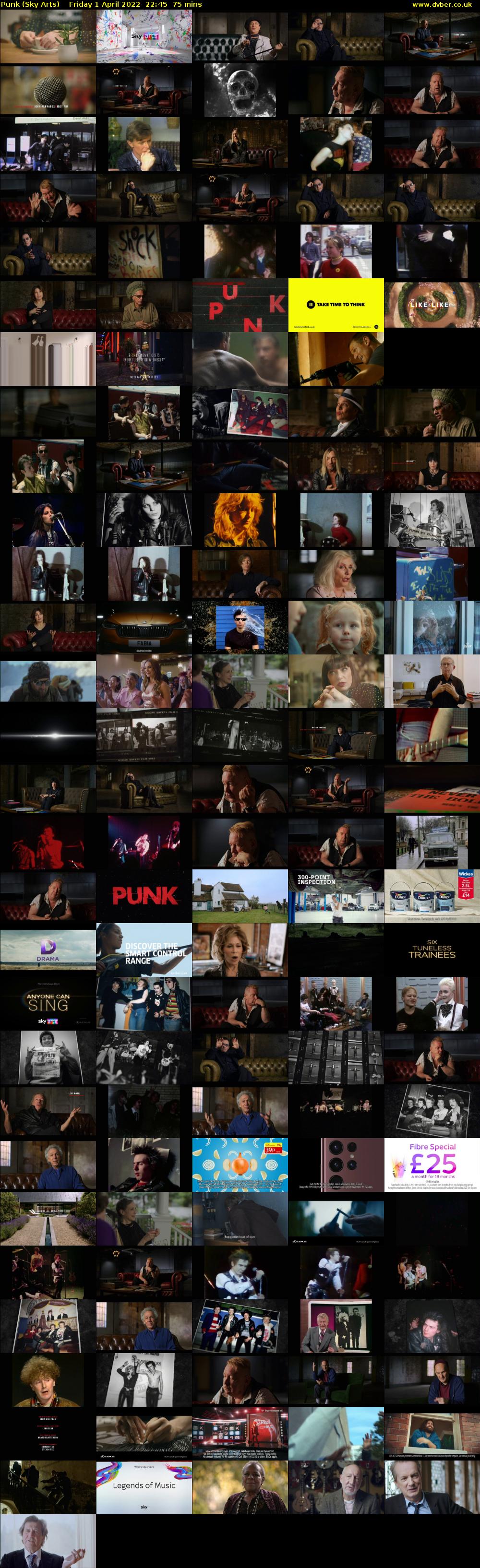 Punk (Sky Arts) Friday 1 April 2022 22:45 - 00:00