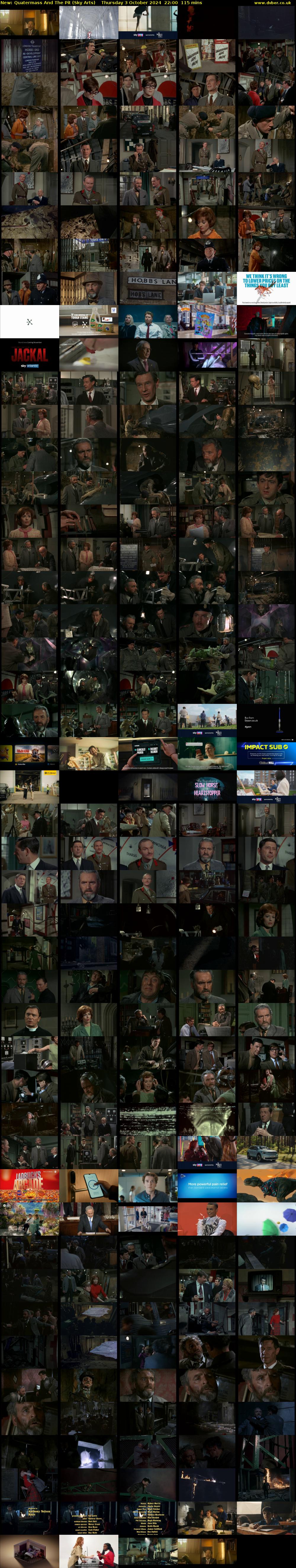 Quatermass And The Pit (Sky Arts) Thursday 3 October 2024 22:00 - 23:55
