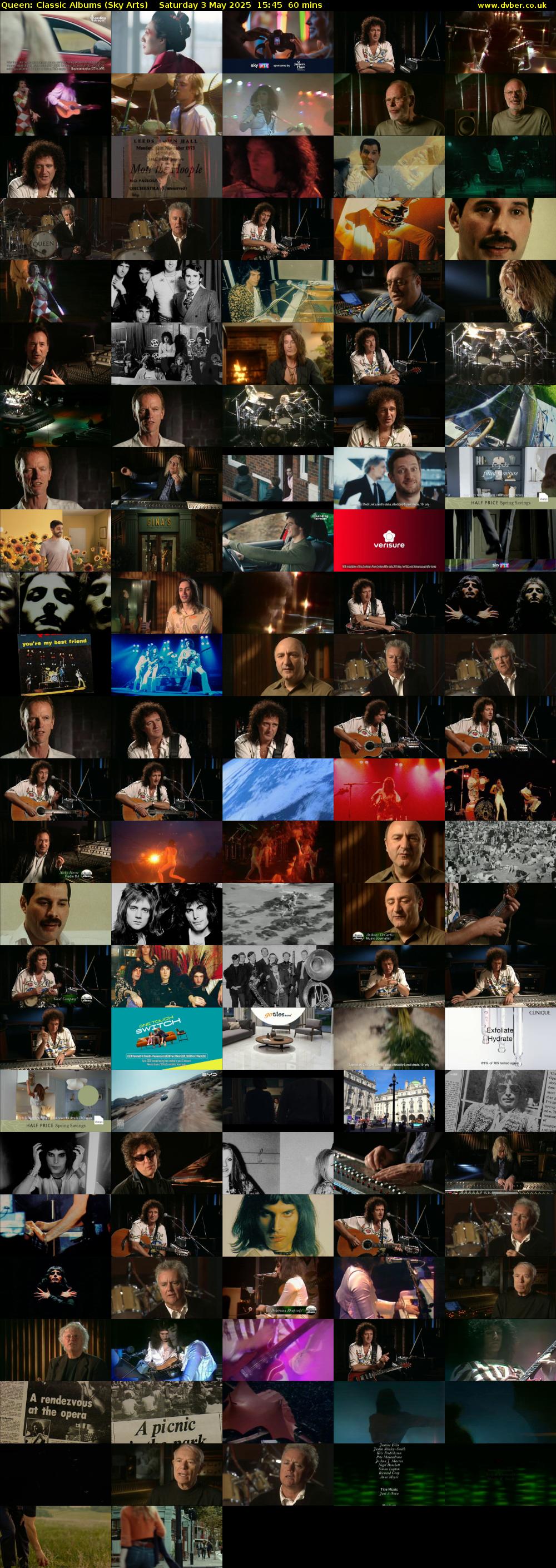Queen: Classic Albums (Sky Arts) Saturday 3 May 2025 15:45 - 16:45