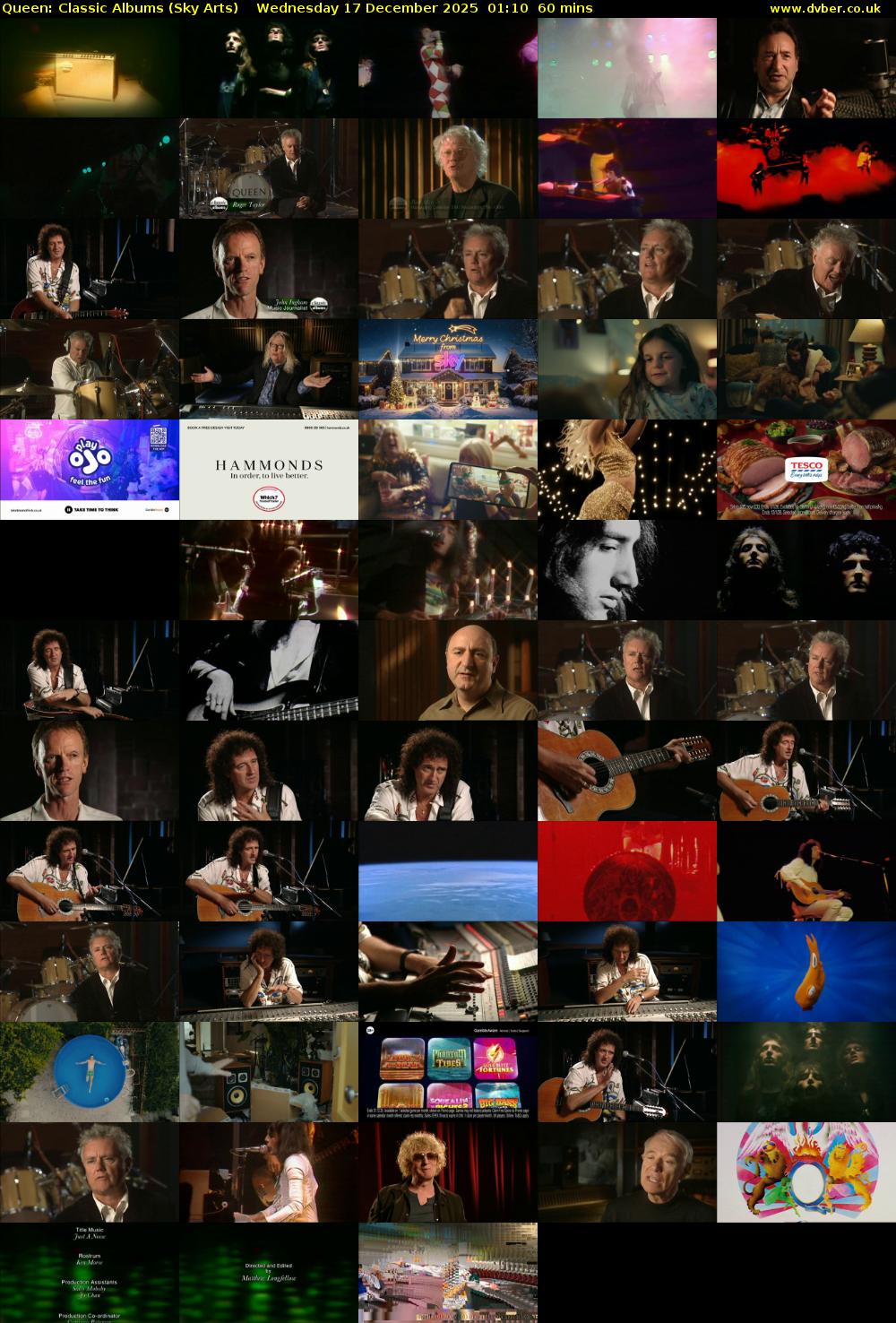 Queen: Classic Albums (Sky Arts) Wednesday 17 December 2025 01:10 - 02:10