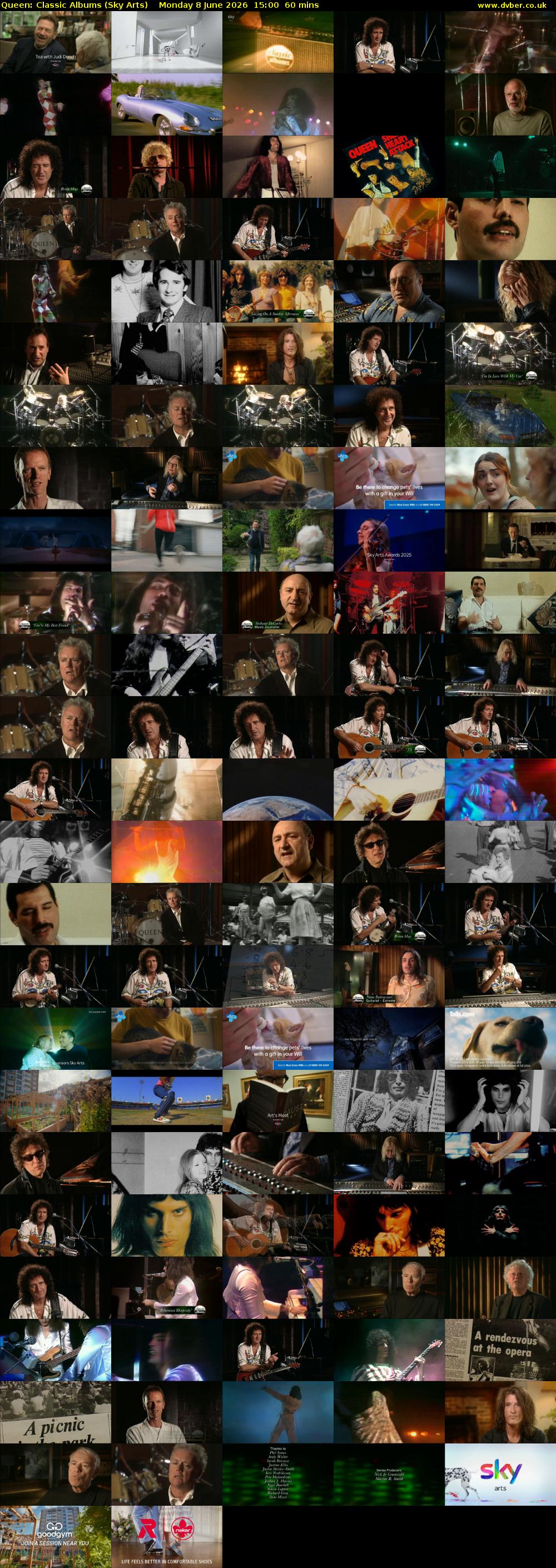 Queen: Classic Albums (Sky Arts) Monday 8 June 2026 15:00 - 16:00