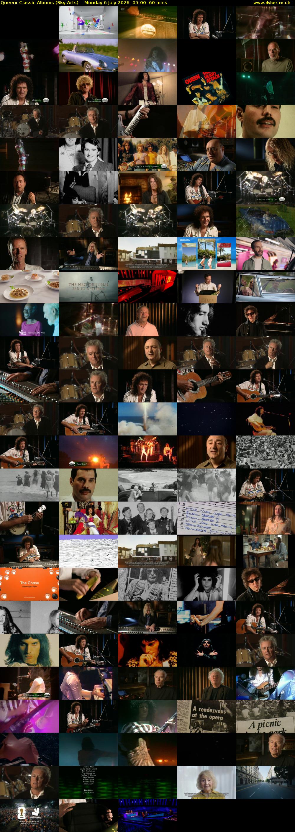 Queen: Classic Albums (Sky Arts) Monday 6 July 2026 05:00 - 06:00