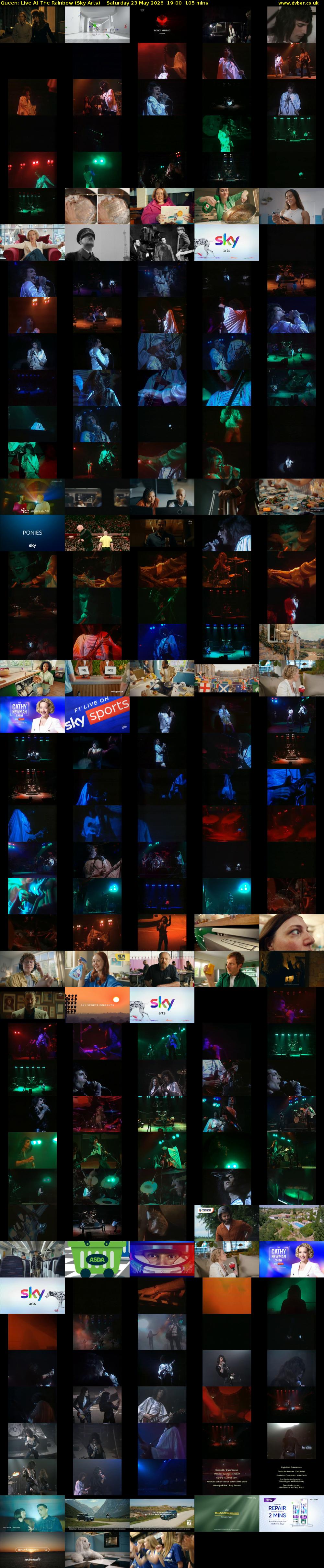 Queen: Live At The Rainbow (Sky Arts) Saturday 23 May 2026 19:00 - 20:45