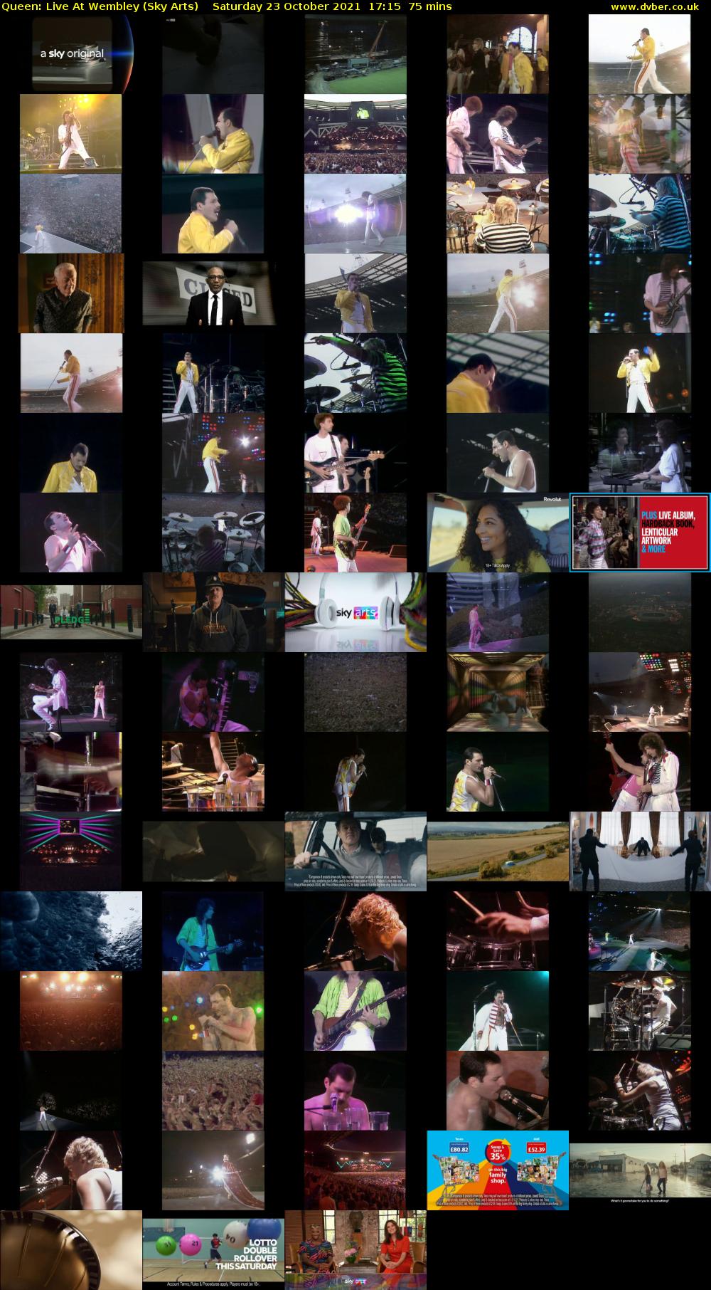 Queen: Live At Wembley (Sky Arts) Saturday 23 October 2021 17:15 - 18:30