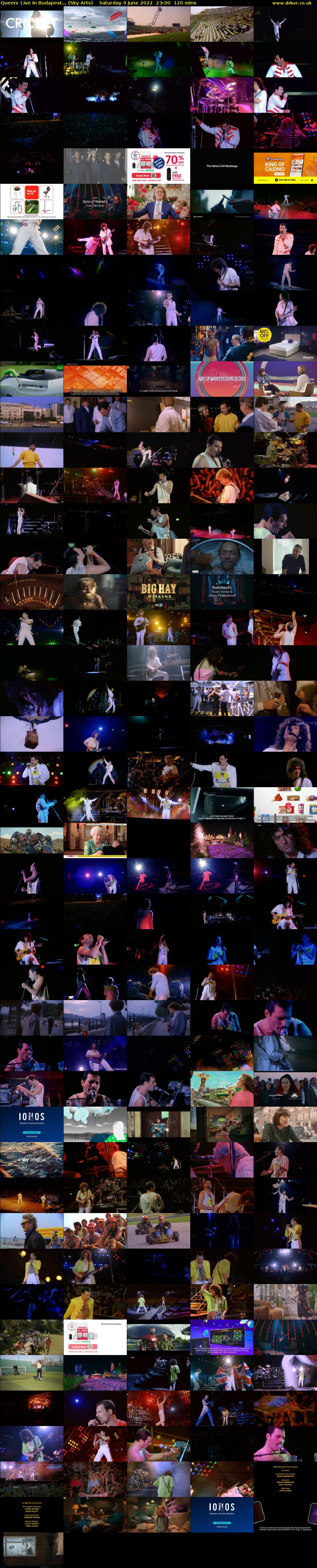 Queen: Live In Budapest... (Sky Arts) Saturday 4 June 2022 23:00 - 01:00