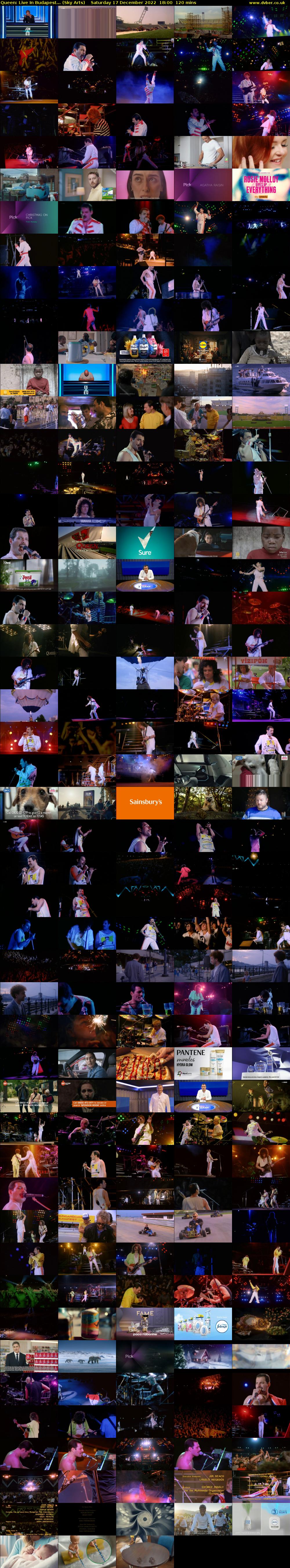 Queen: Live In Budapest... (Sky Arts) Saturday 17 December 2022 18:00 - 20:00