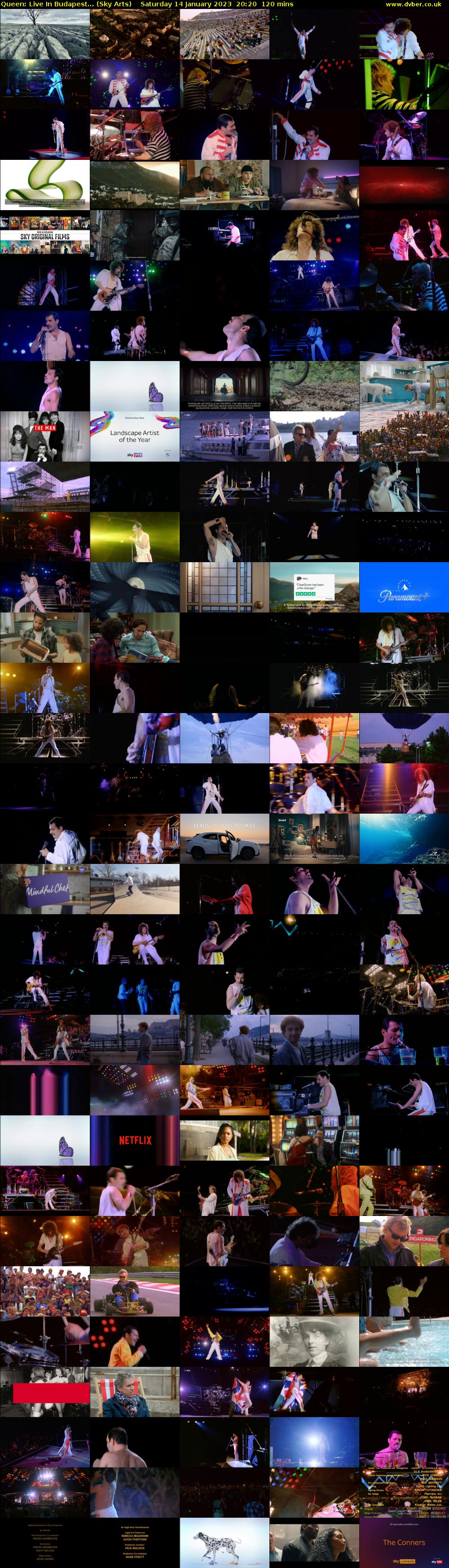 Queen: Live In Budapest... (Sky Arts) Saturday 14 January 2023 20:20 - 22:20