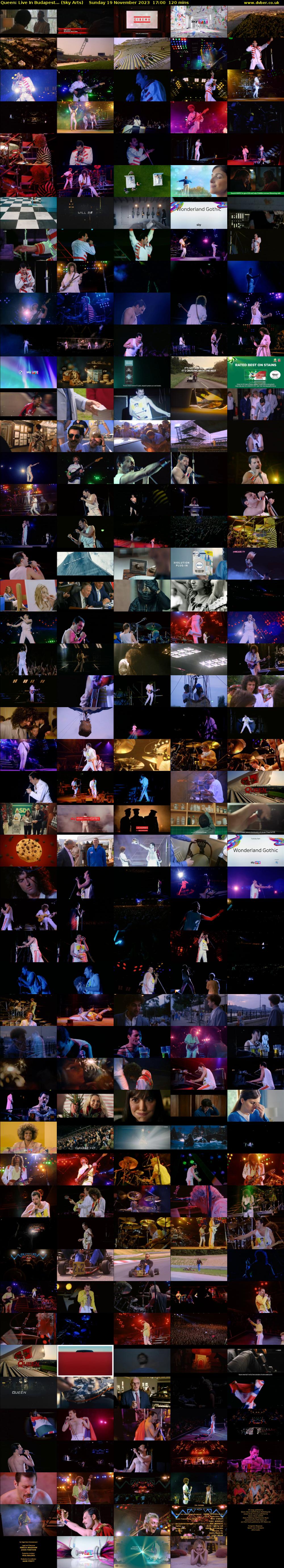 Queen: Live In Budapest... (Sky Arts) Sunday 19 November 2023 17:00 - 19:00