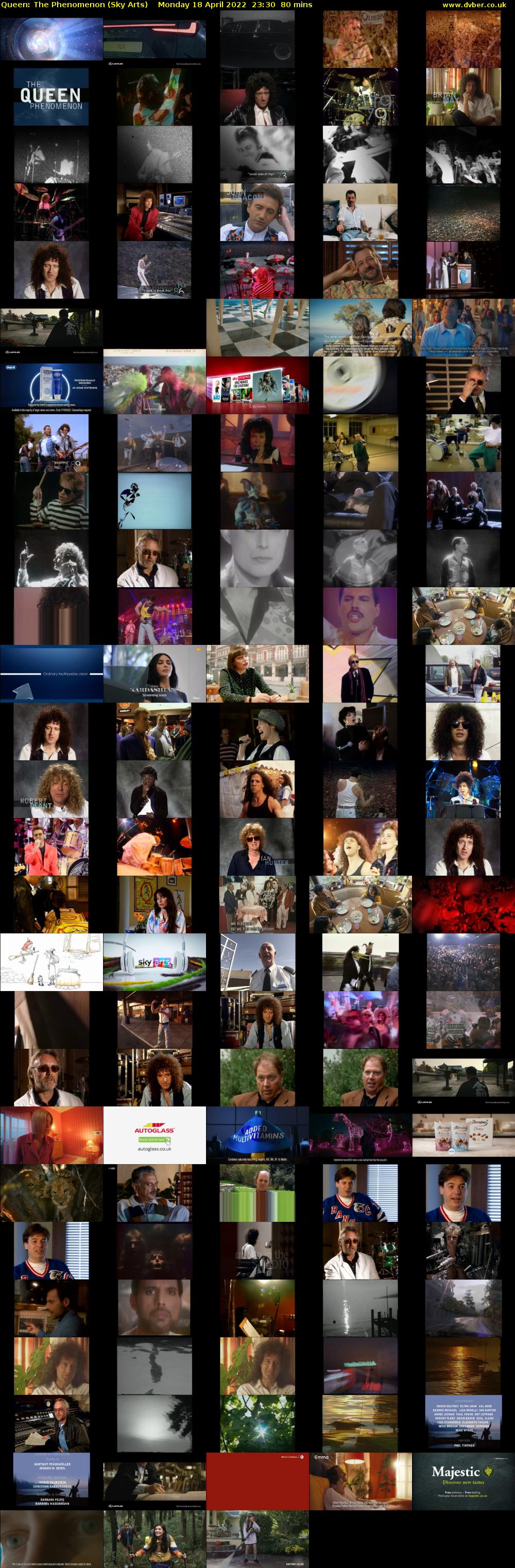 Queen: The Phenomenon (Sky Arts) Monday 18 April 2022 23:30 - 00:50