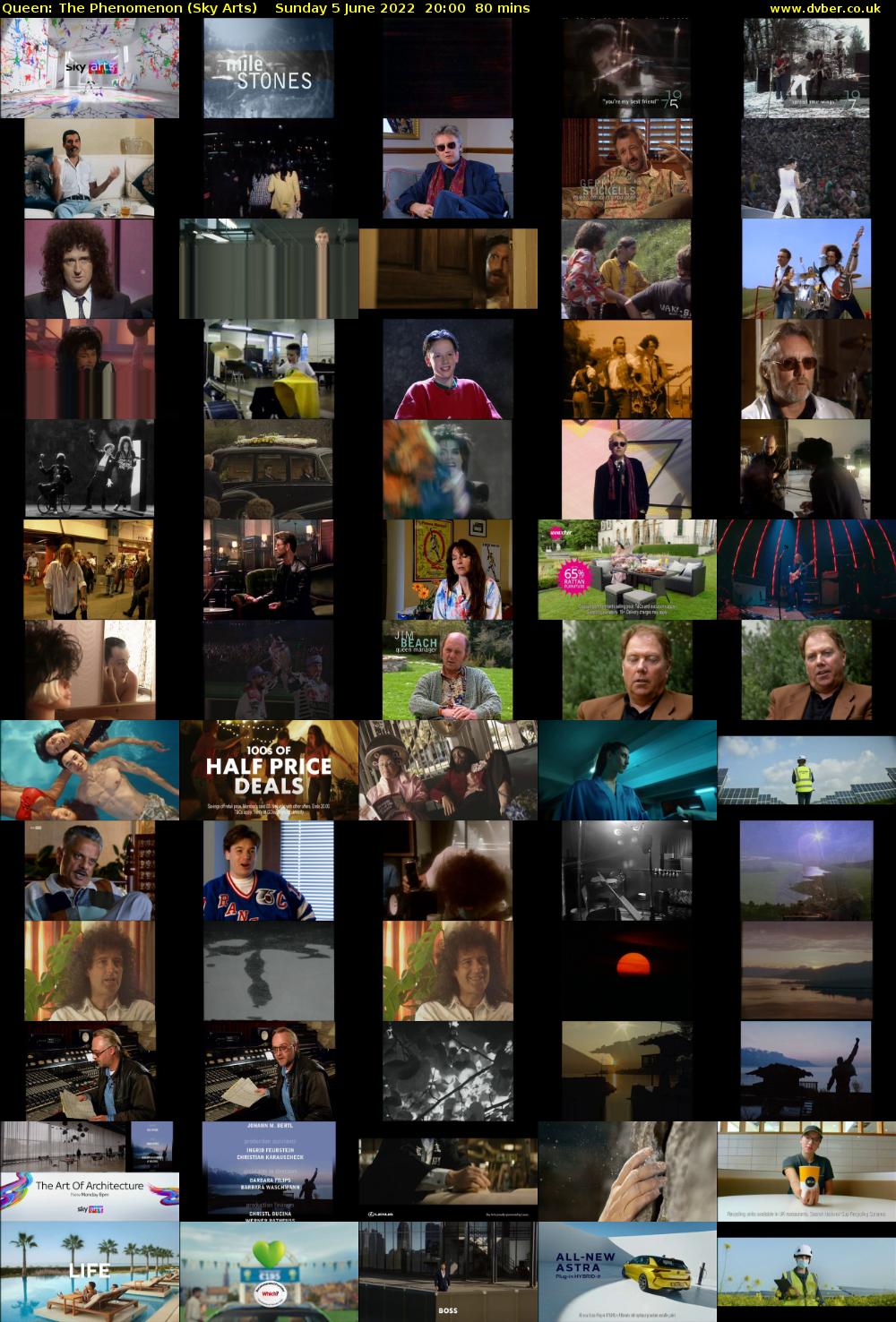 Queen: The Phenomenon (Sky Arts) Sunday 5 June 2022 20:00 - 21:20