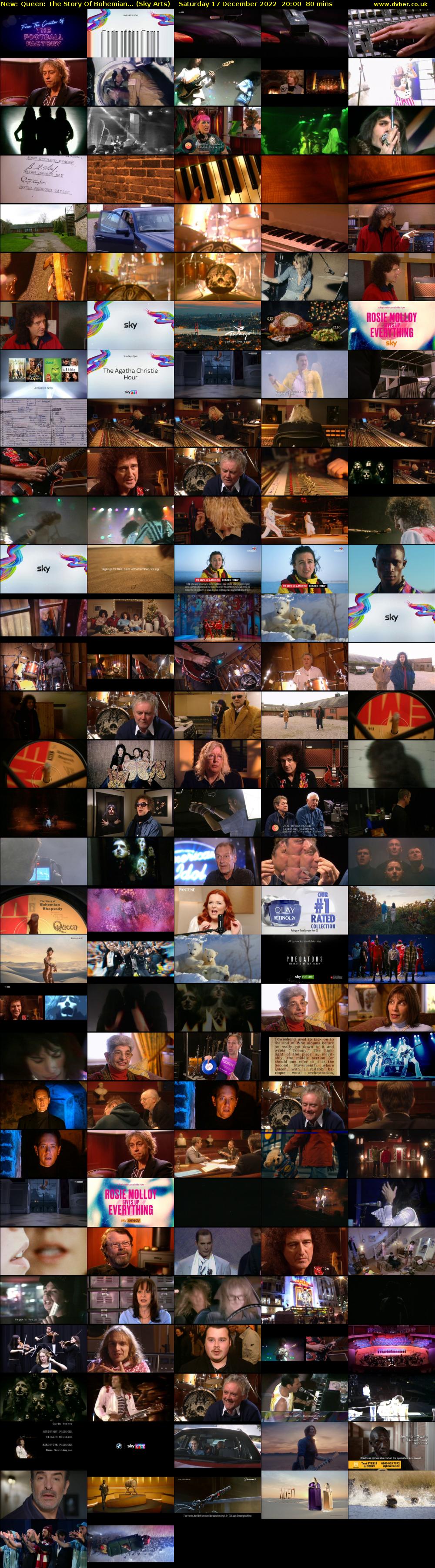 Queen: The Story Of Bohemian... (Sky Arts) Saturday 17 December 2022 20:00 - 21:20