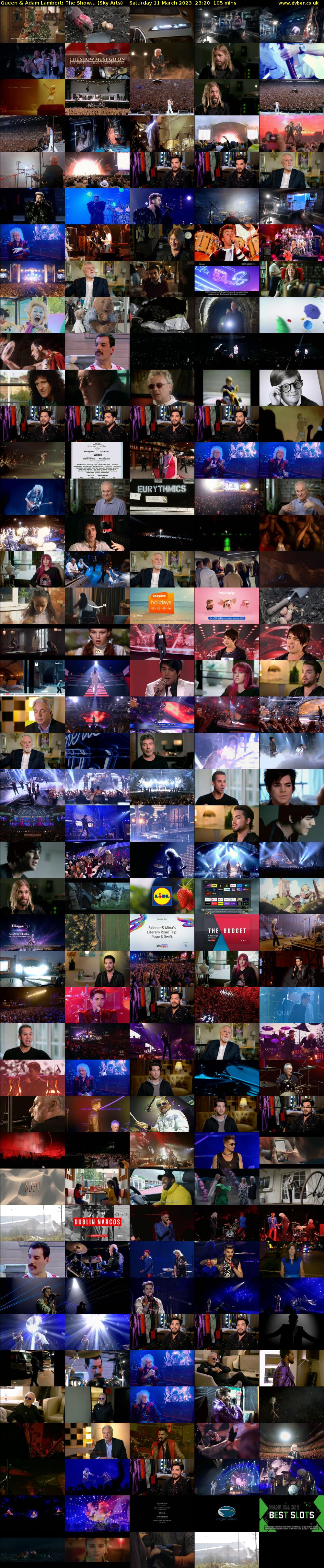 Queen & Adam Lambert: The Show... (Sky Arts) Saturday 11 March 2023 23:20 - 01:05