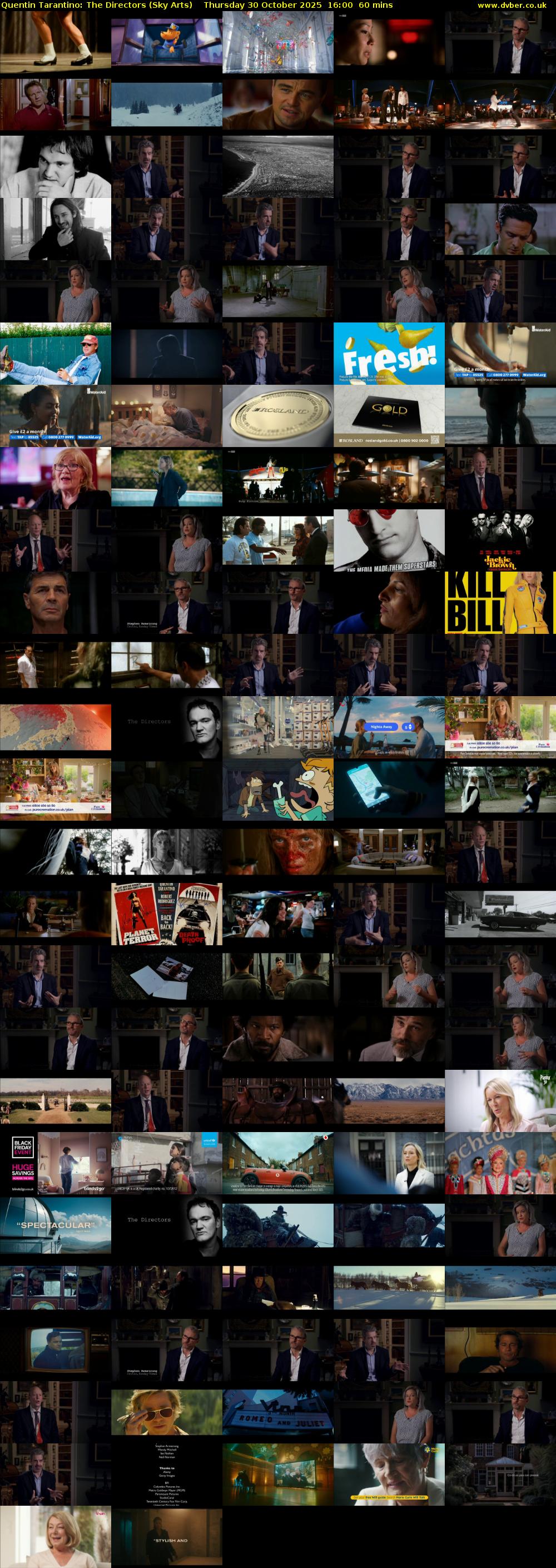 Quentin Tarantino: The Directors (Sky Arts) Thursday 30 October 2025 16:00 - 17:00