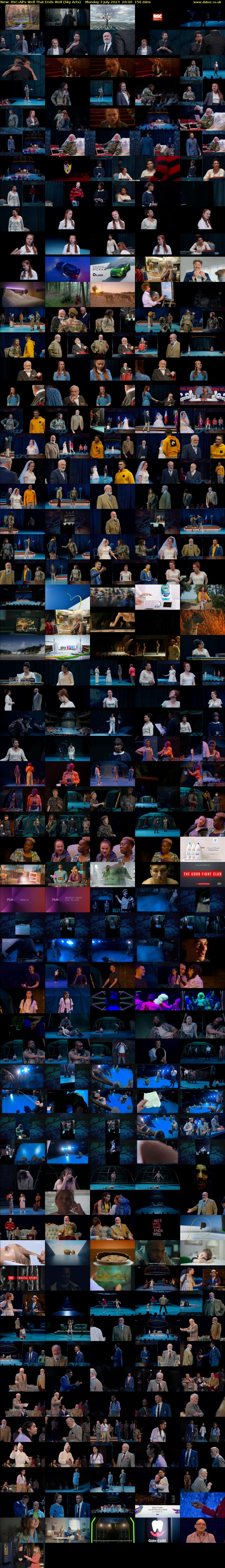 RSC:All's Well That Ends Well (Sky Arts) Monday 3 July 2023 20:00 - 22:30