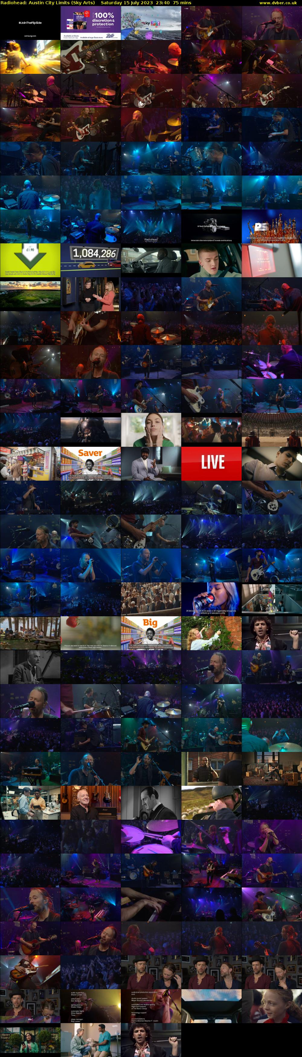 Radiohead: Austin City Limits (Sky Arts) Saturday 15 July 2023 23:40 - 00:55
