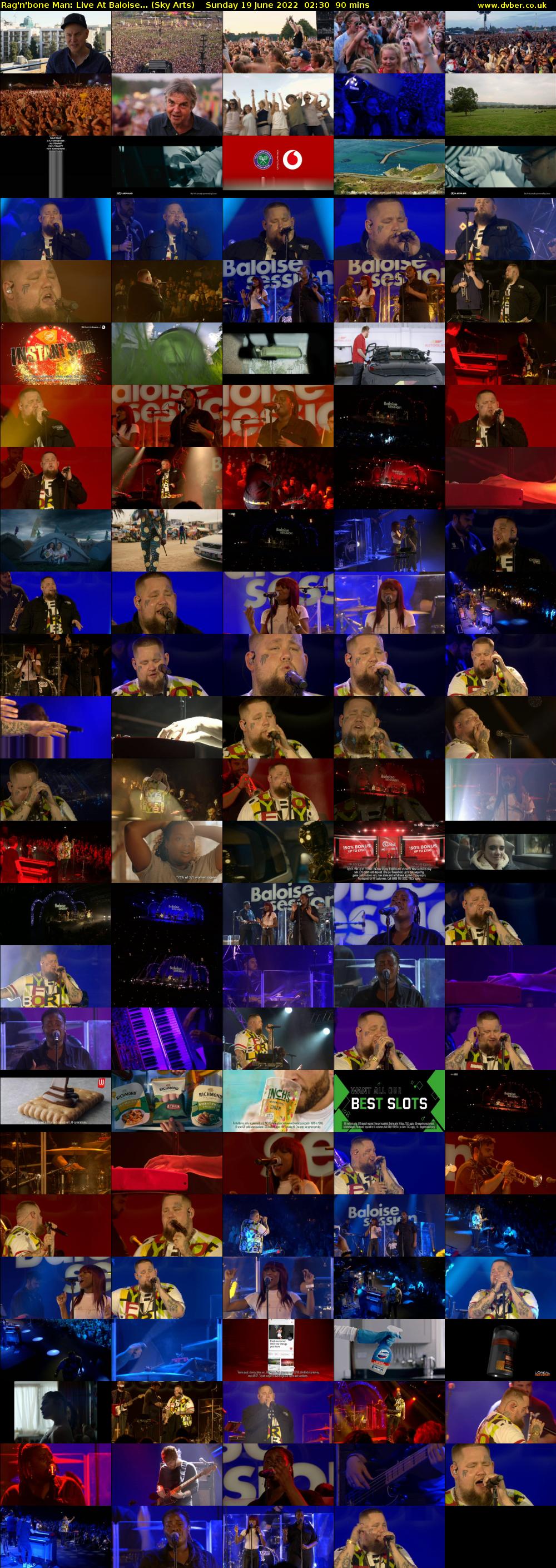 Rag'n'bone Man: Live At Baloise... (Sky Arts) Sunday 19 June 2022 02:30 - 04:00