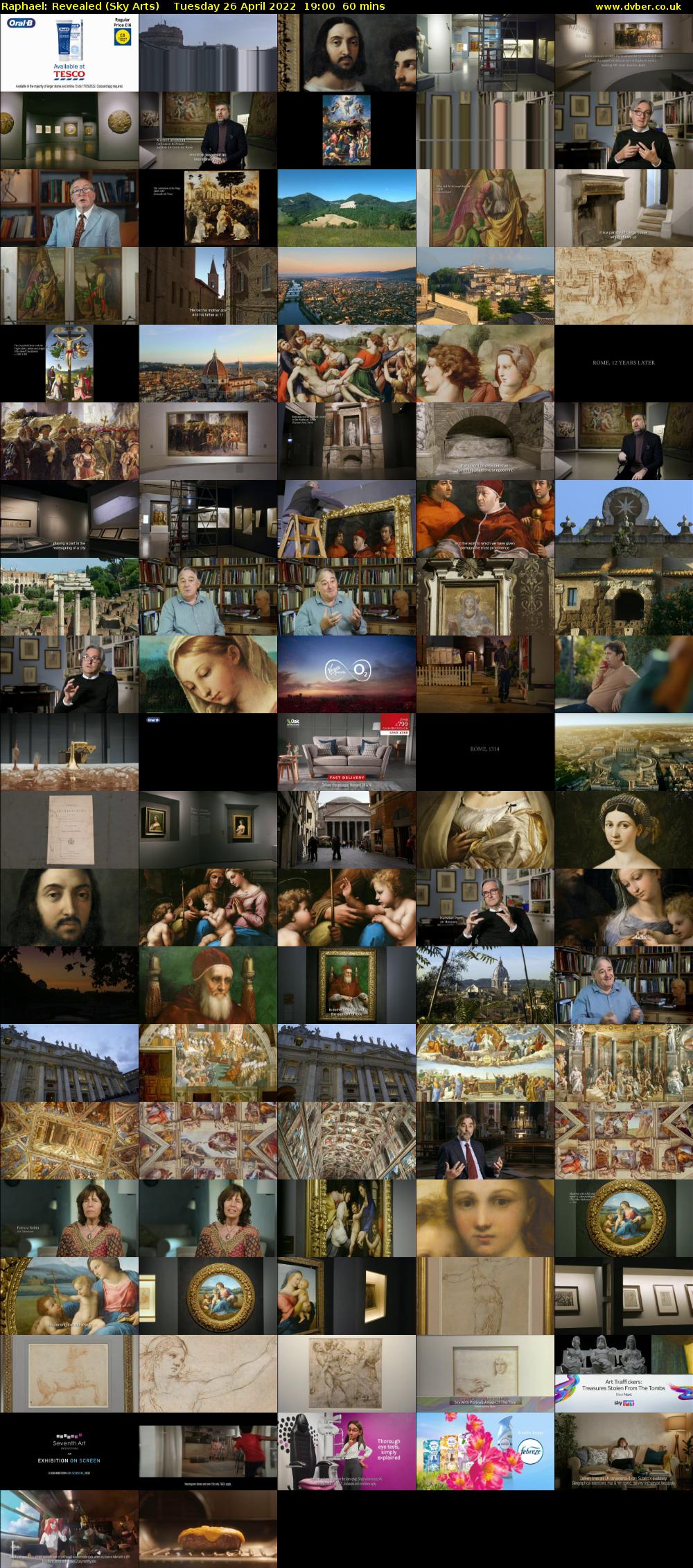 Raphael: Revealed (Sky Arts) Tuesday 26 April 2022 19:00 - 20:00