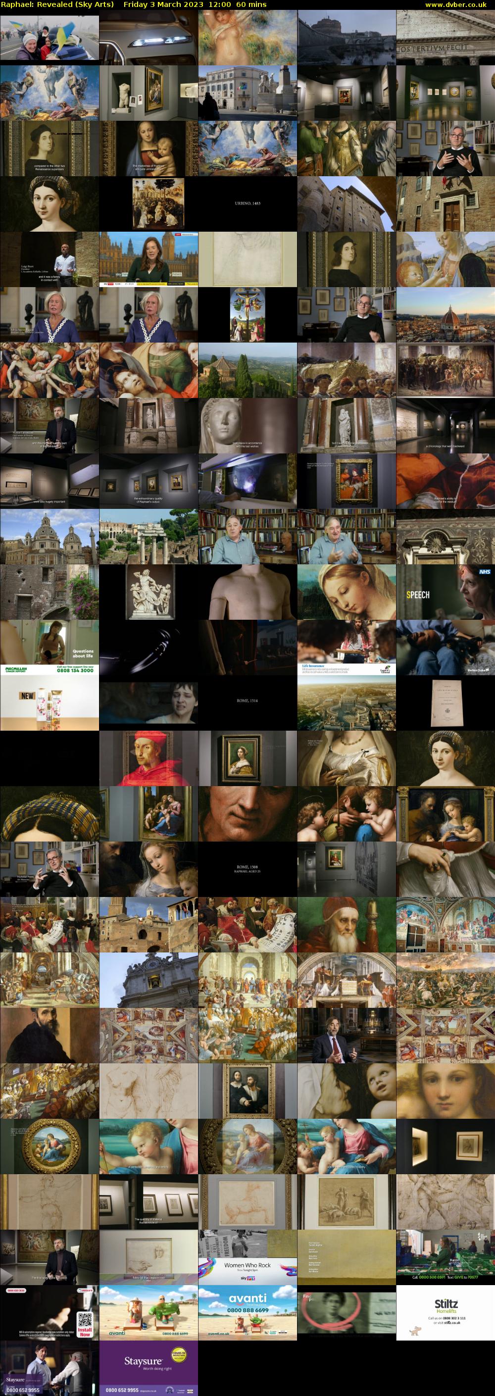 Raphael: Revealed (Sky Arts) Friday 3 March 2023 12:00 - 13:00