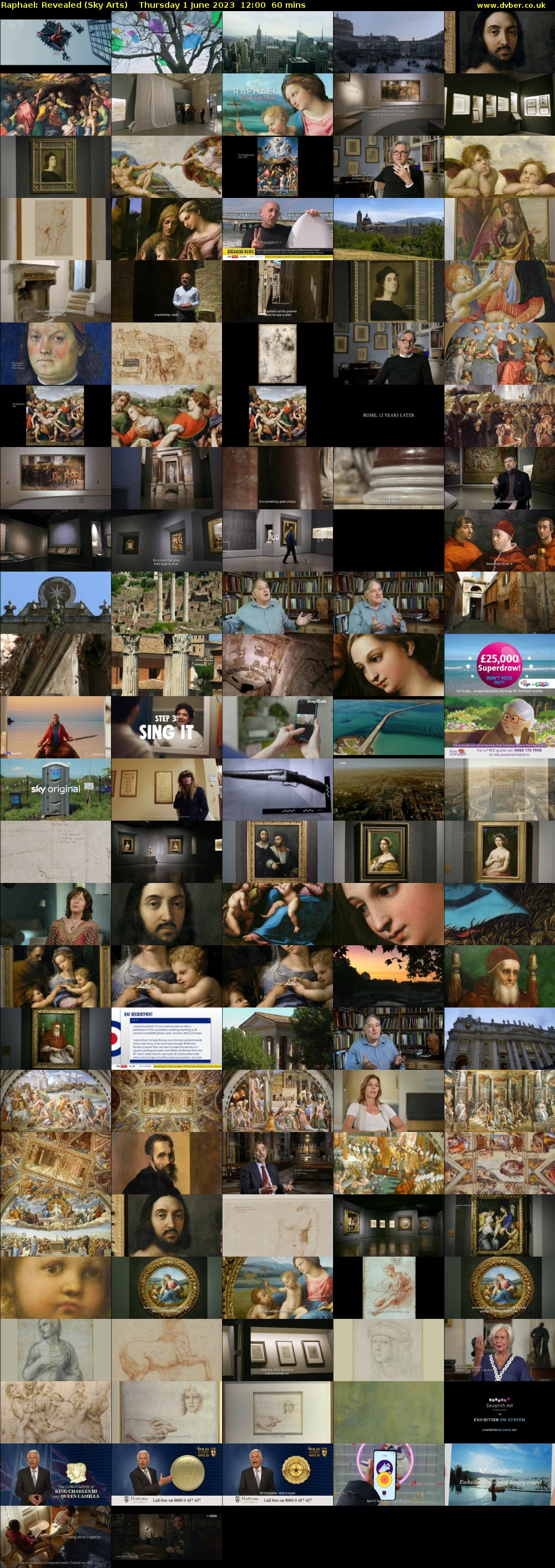 Raphael: Revealed (Sky Arts) Thursday 1 June 2023 12:00 - 13:00