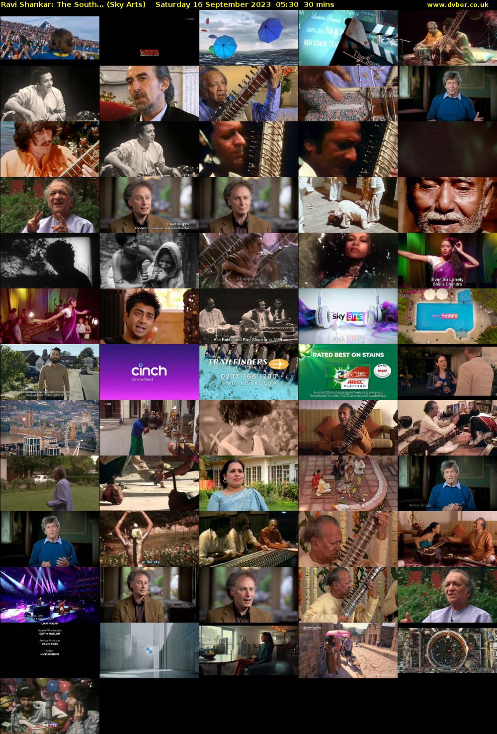 Ravi Shankar: The South... (Sky Arts) Saturday 16 September 2023 05:30 - 06:00