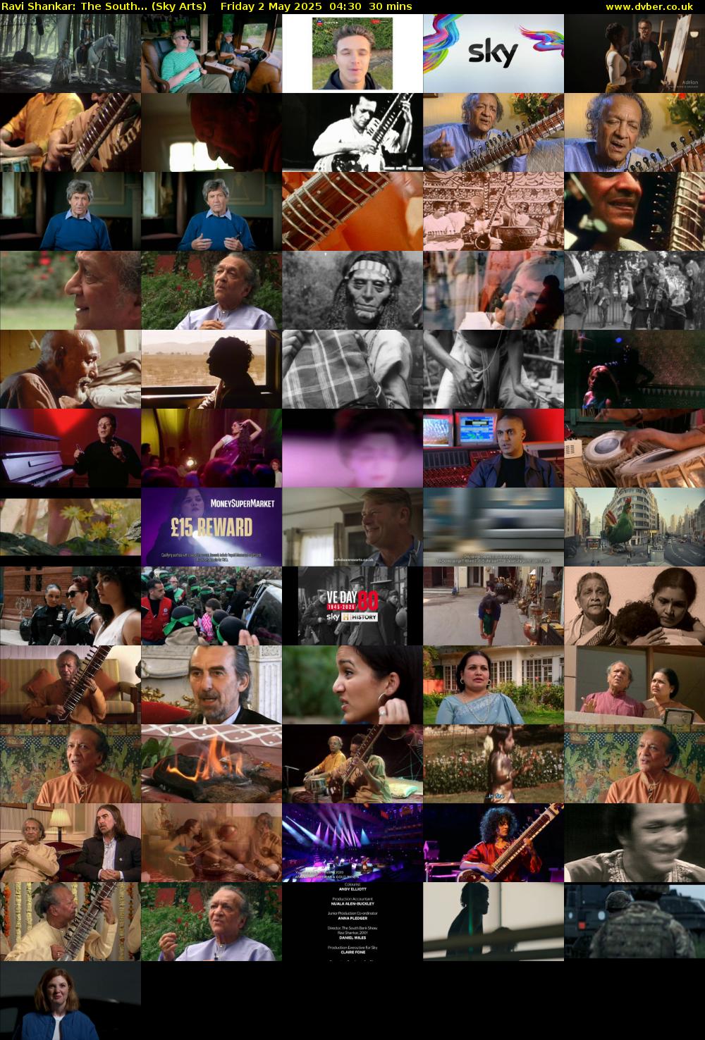 Ravi Shankar: The South... (Sky Arts) Friday 2 May 2025 04:30 - 05:00