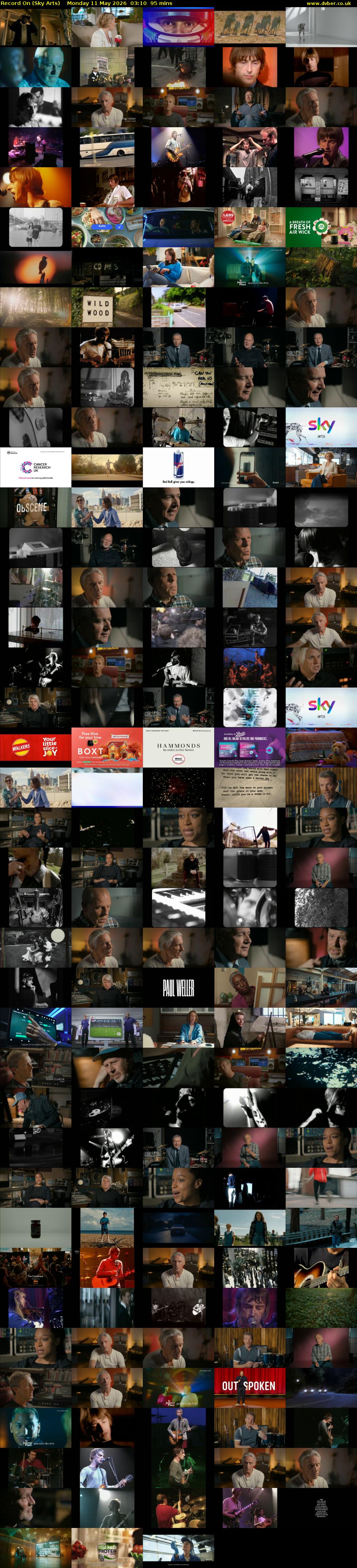 Record On (Sky Arts) Monday 11 May 2026 03:10 - 04:45