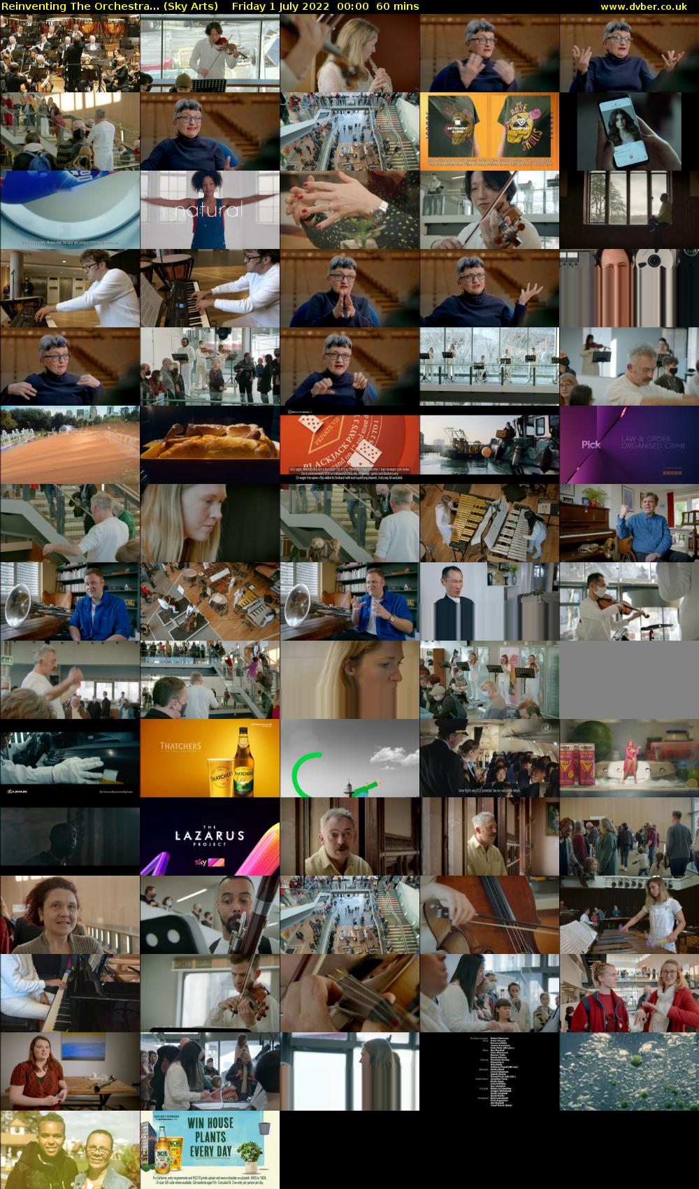 Reinventing The Orchestra... (Sky Arts) Friday 1 July 2022 00:00 - 01:00