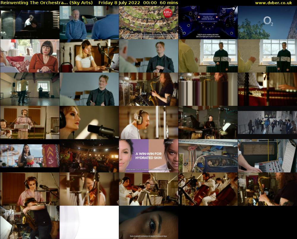 Reinventing The Orchestra... (Sky Arts) Friday 8 July 2022 00:00 - 01:00