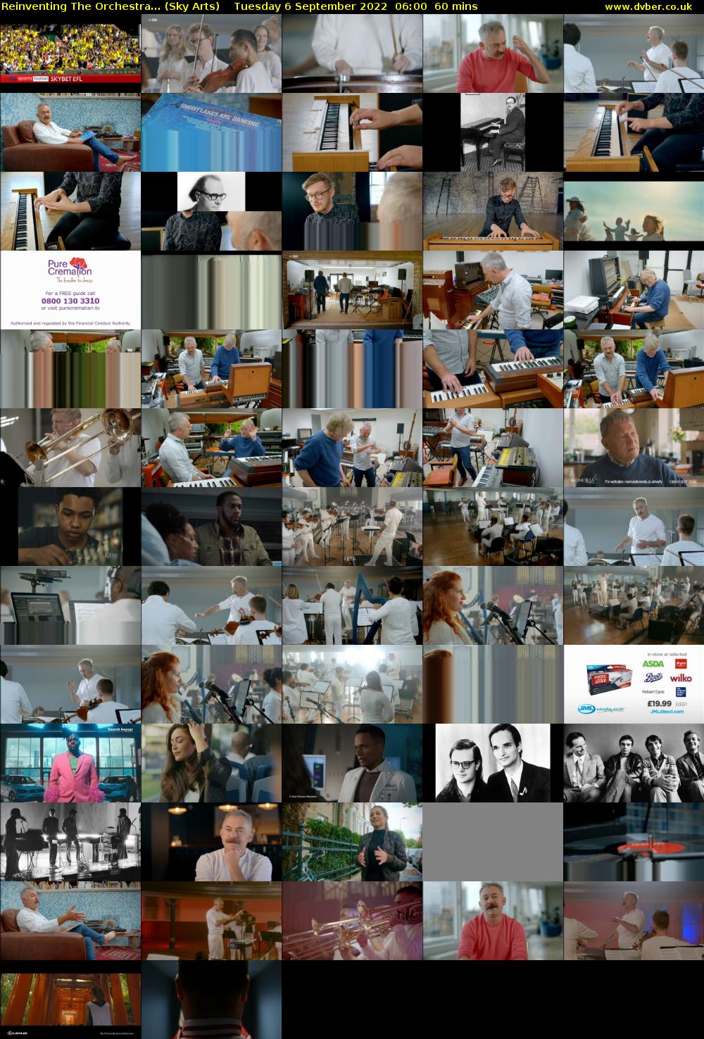 Reinventing The Orchestra... (Sky Arts) Tuesday 6 September 2022 06:00 - 07:00
