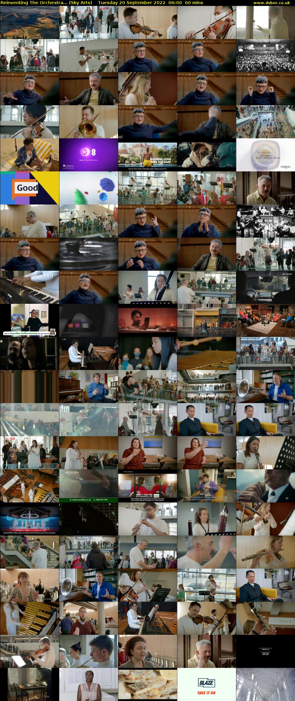 Reinventing The Orchestra... (Sky Arts) Tuesday 20 September 2022 06:00 - 07:00