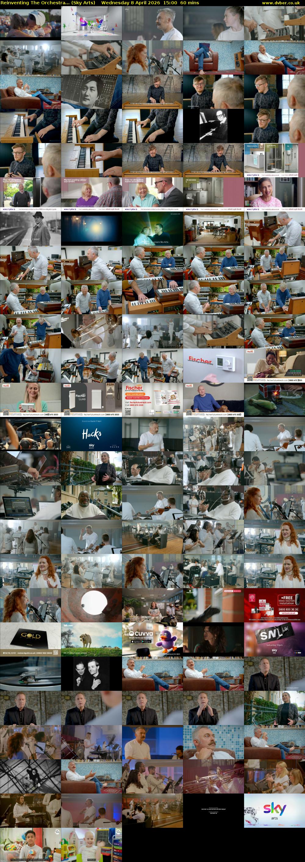 Reinventing The Orchestra... (Sky Arts) Wednesday 8 April 2026 15:00 - 16:00