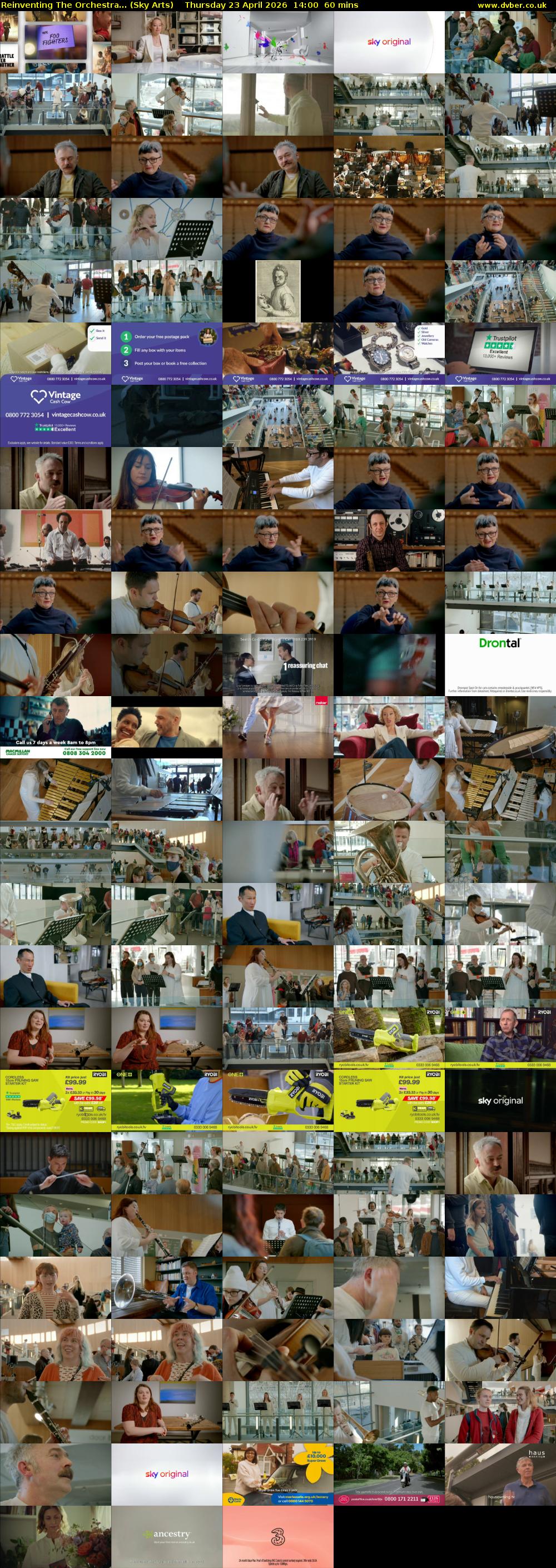 Reinventing The Orchestra... (Sky Arts) Thursday 23 April 2026 14:00 - 15:00