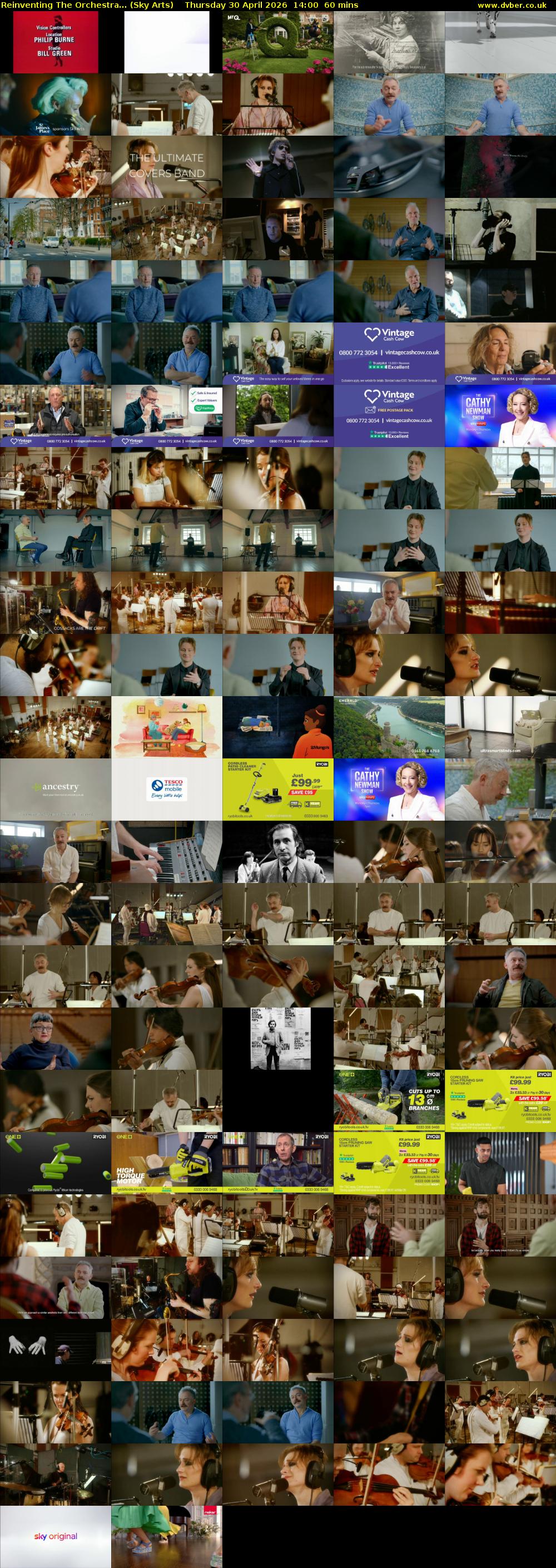 Reinventing The Orchestra... (Sky Arts) Thursday 30 April 2026 14:00 - 15:00
