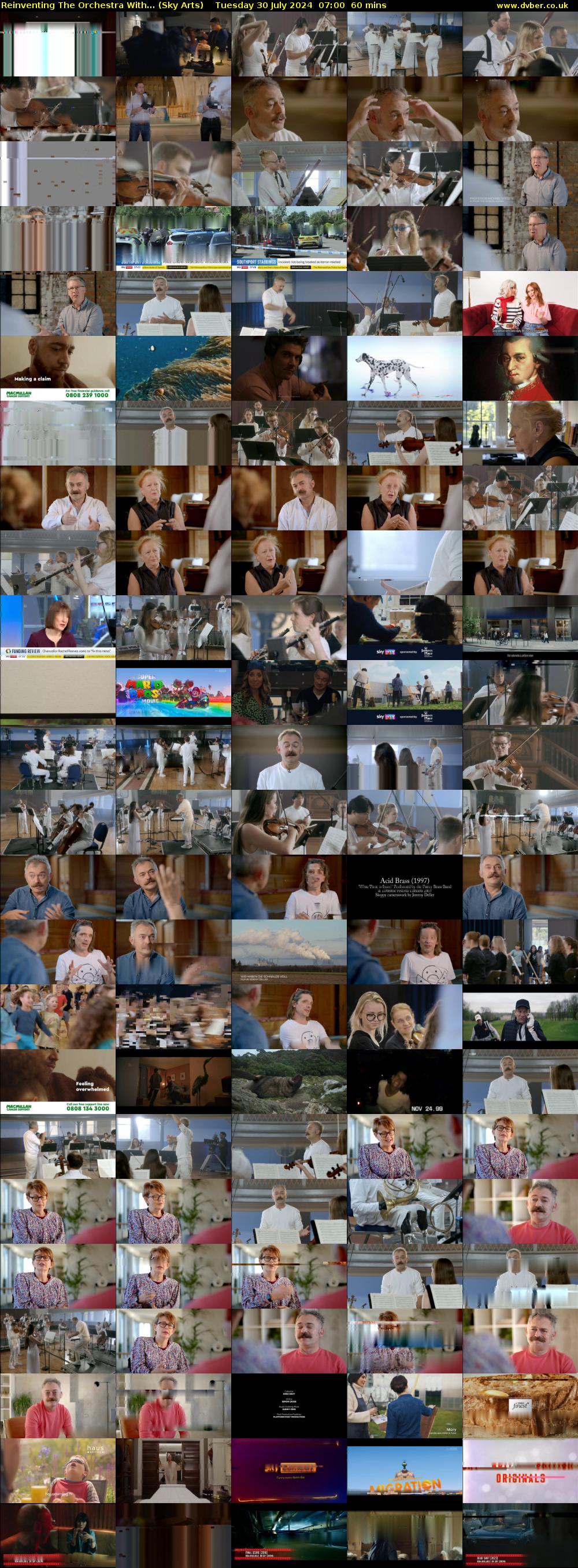 Reinventing The Orchestra With... (Sky Arts) Tuesday 30 July 2024 07:00 - 08:00