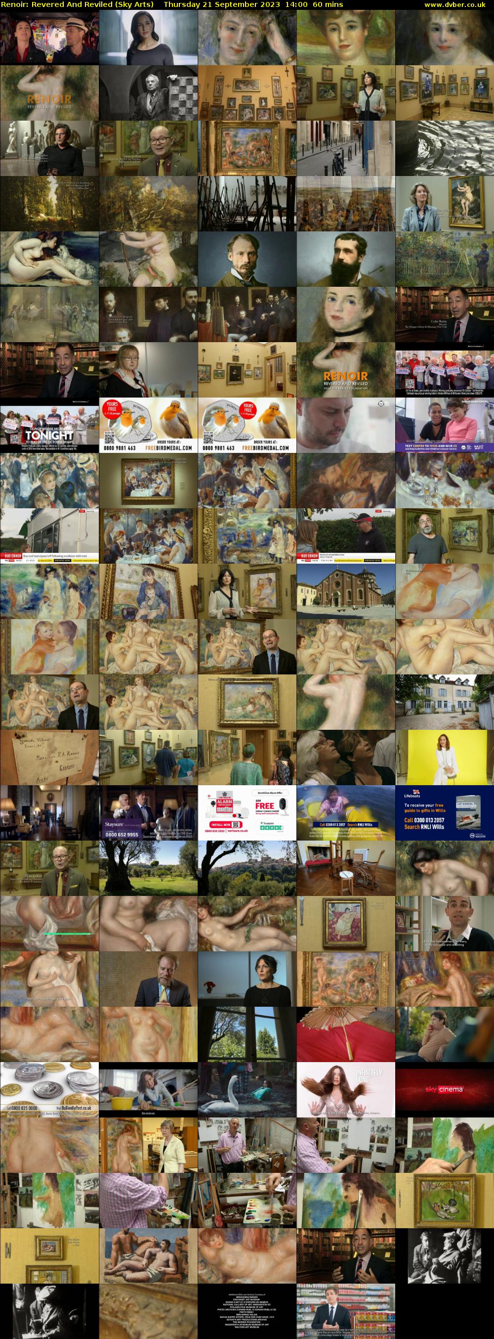 Renoir: Revered And Reviled (Sky Arts) Thursday 21 September 2023 14:00 - 15:00