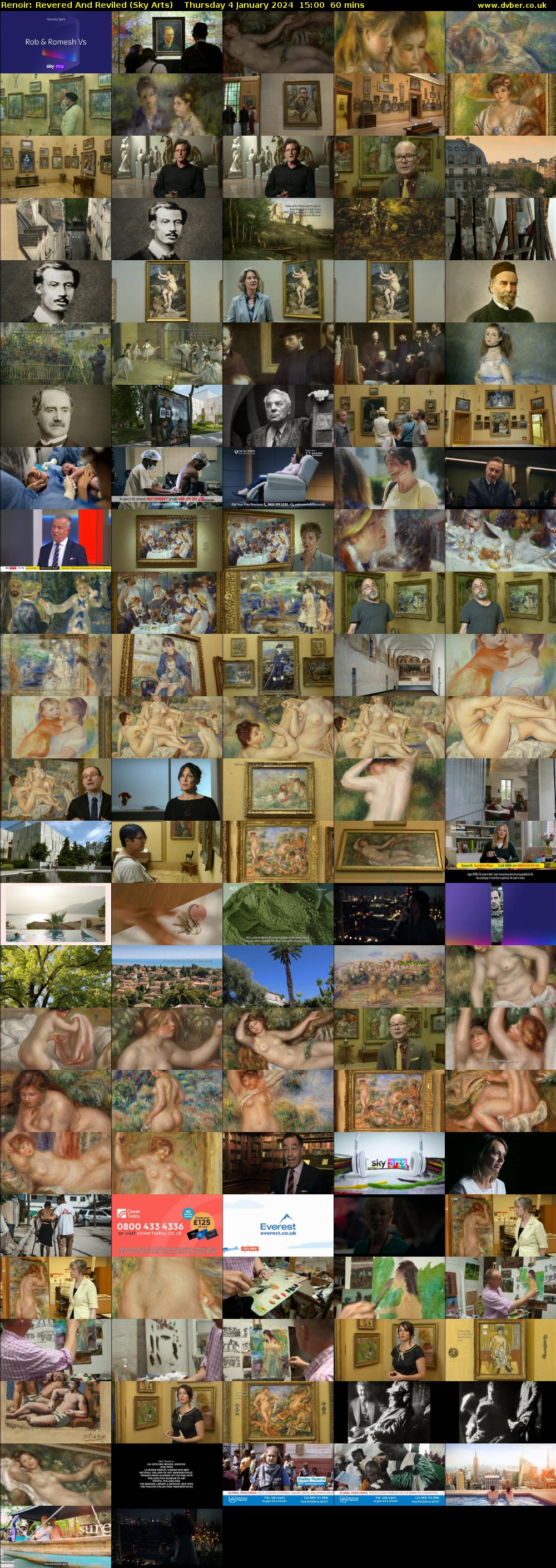 Renoir: Revered And Reviled (Sky Arts) Thursday 4 January 2024 15:00 - 16:00