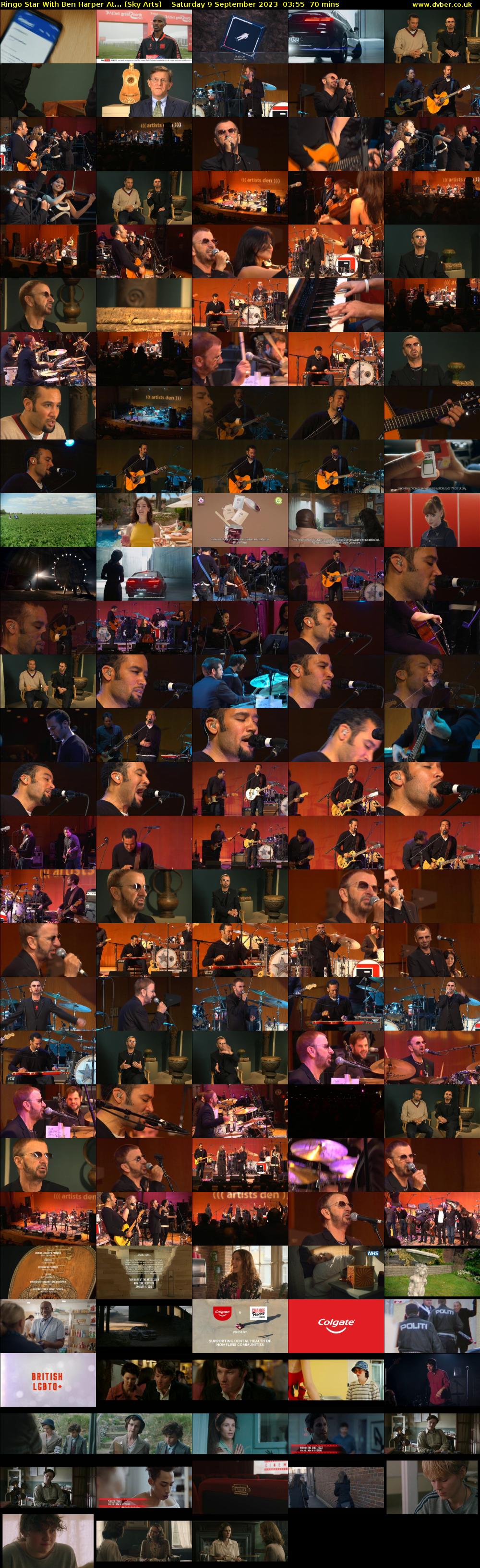Ringo Star With Ben Harper At... (Sky Arts) Saturday 9 September 2023 03:55 - 05:05