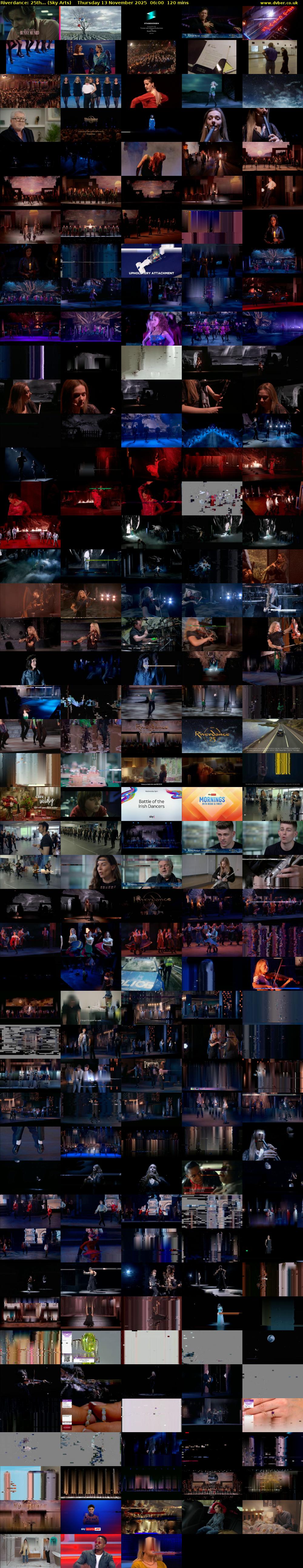 Riverdance: 25th... (Sky Arts) Thursday 13 November 2025 06:00 - 08:00